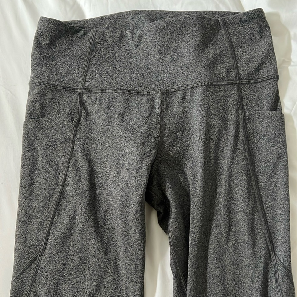 Athleta full length and high rise leggings. Gray and size Medium(worn 4 times)